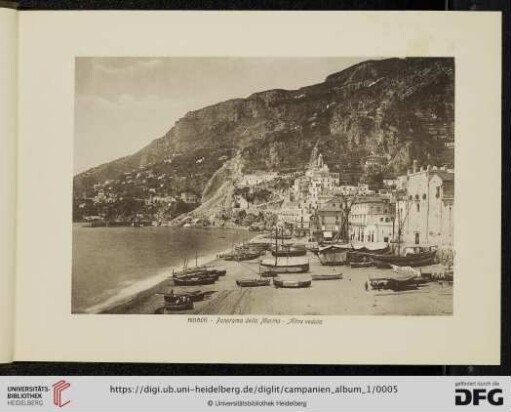 Amalfi - Panorama della Marina - Altra veduta