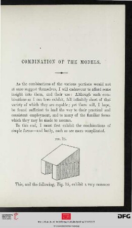Combination of the models