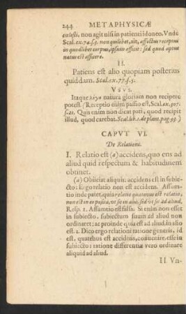 Caput VI. De Relatione.