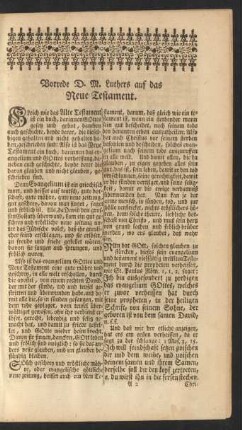 Vorrede D. M. Luthers auf das Neue Testament