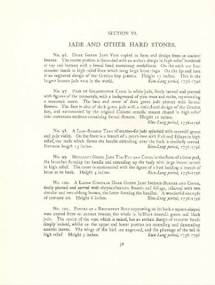 Section VI. Jade and other hard stones