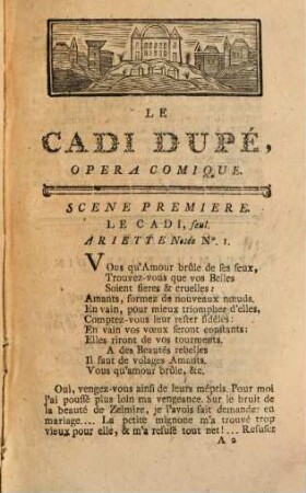 Le Cadi Dupé : Comédie En Un Acte
