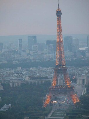 Eiffelturm gesehen vom Hochhuas Tour Montparnasse
