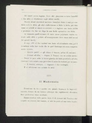 XXV. Il Makenzie.