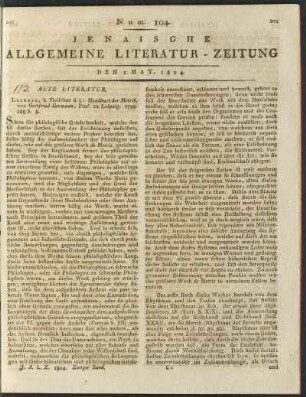 Num. 104. Den 1. May 1804