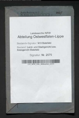 Erblasser: Lütkeherm Colon Füchtenschnieder, Hermann: Testament