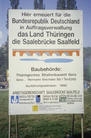 Saalebrücke, Saalfeld