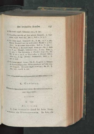 V. Capitel. Rechtsverhältniss der Bundesgenossen, als solcher