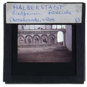 Halberstadt, Liebfrauenkirche,Halberstadt, Liebfrauenkirche, Chorschranken