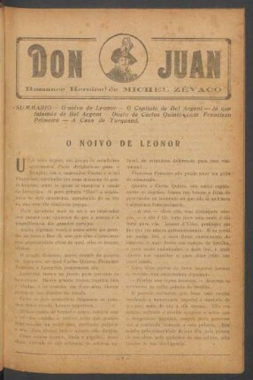 O noivo de Leonor