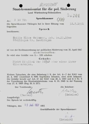 Weinmann, Emilie Elise