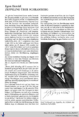 Zeppeline über Schramberg.