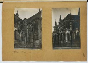 Kathedrale, Troyes: Ansichten (aus: Skizzen- und Fotoalbum 10)