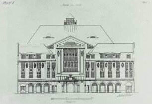 Entwurf für ein Rathaus?, Aufriß