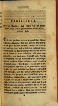 Kritische Geschichte des Chiliasmus, 1