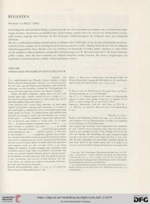 Regesten