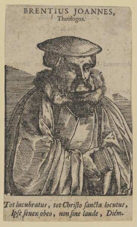 Bildnis des Brentius Joannes