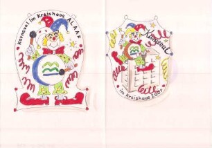 Entwurf eines Karnevalsordens "Karneval im Kreishaus 2007"