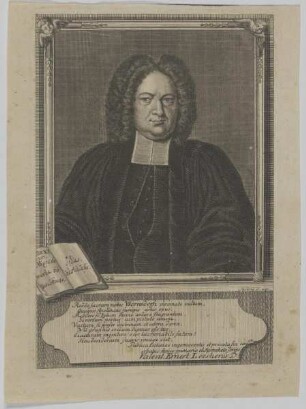 Bildnis des Gottlieb Wernsdorf