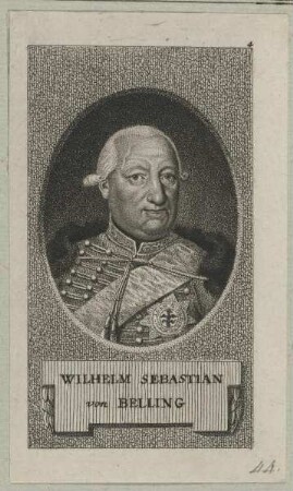 Bildnis des Wilhelm Sebastian von Belling