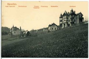 Bärenfels. Hotels, Pensionen, Ferienhäuser