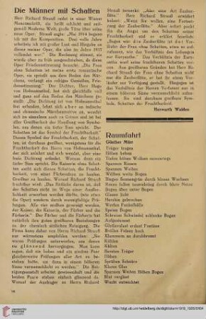 Die Männer mit Schatten