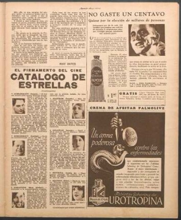Catálogo de estrellas : El firmamento del cine