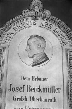 Architekt des Friedrichsplatzes in Karlsruhe Karl Joseph Berckmüller
