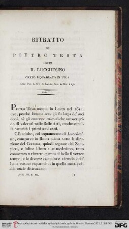 Ritratto Di Pietro Testa detto il Lucchesino