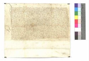 Die Heiligenpfleger zu Bühlertann (Bilerthan) beurkunden, dass Contz Derrer zur Haltung eines Jahrtages 8 Gulden gestiftet habe.
