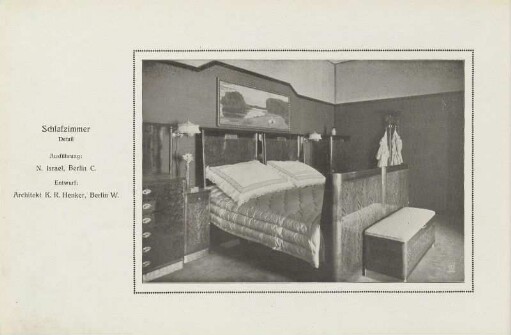 Schlafzimmer. Detail