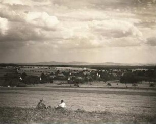 Oberlausitz. Schleifbergkette (Czorneboh). Blick von Norden