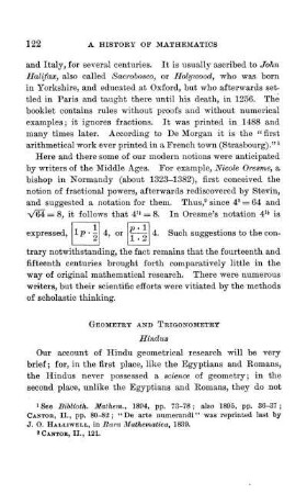 Geometry and Trigonometry.