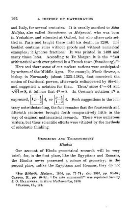 Geometry and Trigonometry.