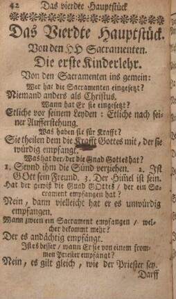 Das vierdte Hauptstück.