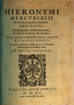 Tractatus de Compositione Medicamentorum