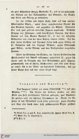 Langhaus und Querbau