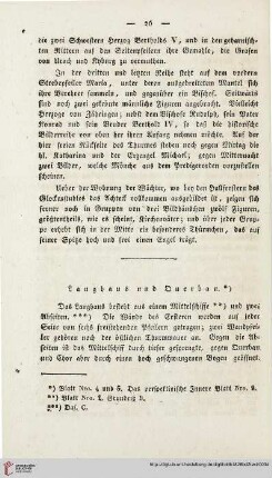 Langhaus und Querbau