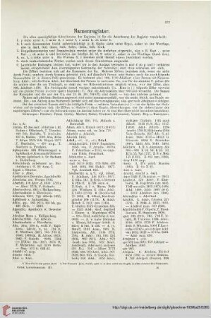 Namenregister