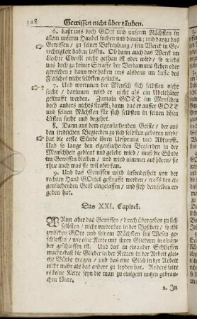 Das XXI. Capitel. - Das XLII. Capitel.