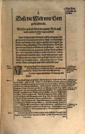 Schatzkammer heiliger Göttlicher Schrifft ... : Alles allein auß der Bibel, Altes vnd Newes Testaments zusamen getragen, vnd in gute richtige Ordnung gesetzt, vnd ordenlich außgetheilet, 7. Der sibende und letste Theil, Darinnen ein Kirchenhistoria allein auß der Bibel, Altes und Neues Testament, kurtz verfasset ...