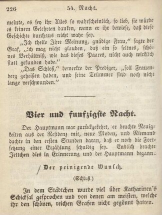 Vier und funfzigste Nacht
