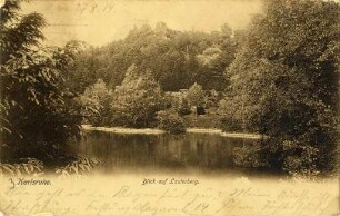 Postkartensammlung Weis mit Ansichten Karlsruhes. Stadtgarten