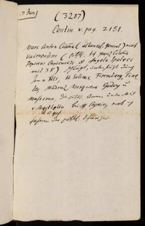 3287, 17. Juni. Contin. v. pag. 2151