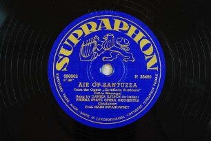 Air of Santuzza : from the Opera "Cavalleria Rusticana" / Pietro Mascagni