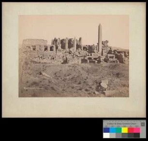 Temple de Karnak. Vue générale.