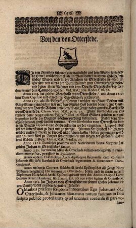 Von den von Otterstede.