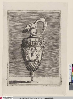 [Aiguière, dont la partie supérieure offre la tête d'un homme monstreux; Ewer with a Grotesque Head; Ewer mit einem grotesken Kopf]