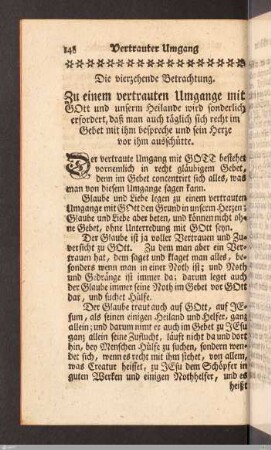 Die vierzehende Betrachtung.