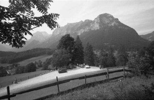 Ramsau: Panoramablick von erhöhter Stelle, nach Westen